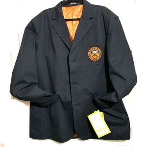 Stall and Dean Princeton University Ivy League Blazer Black Sz 3XL NWT